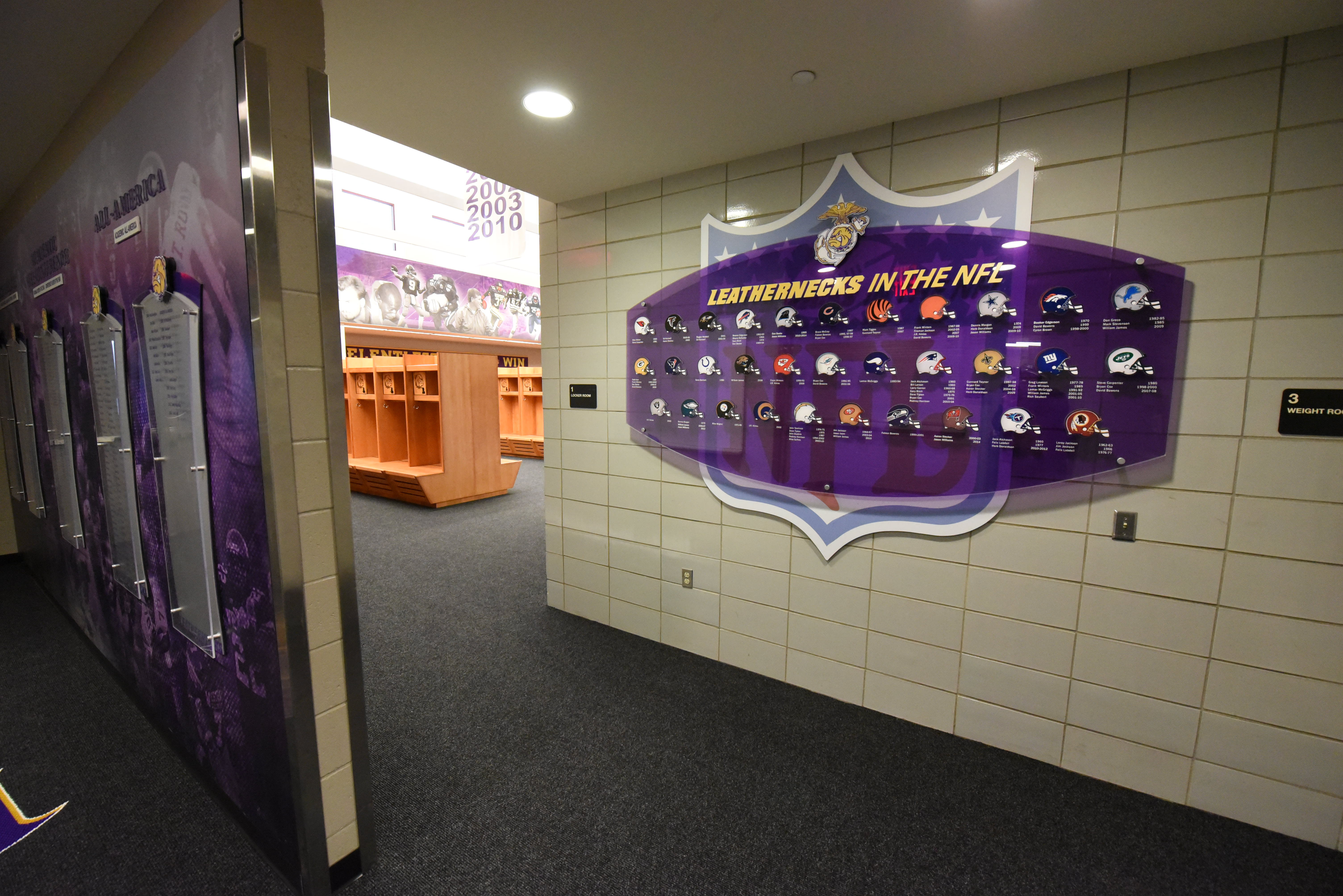 Locker room